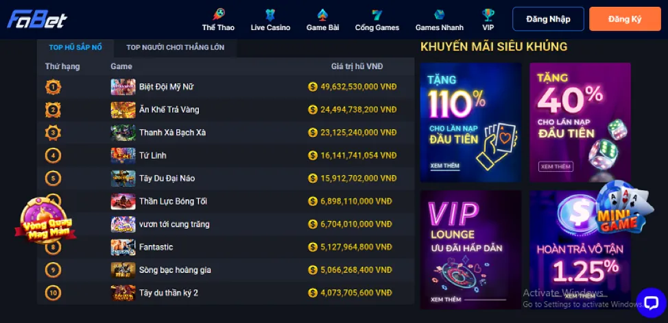 Game Bắn Cá Đại Dương Vua tại SV288